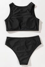 Kadın Siyah Tül Detaylı Yüksek Bel Sütyen Takımı – Modern, Konforlu ve Günlük Kombinlere Uygun - Görsel 4