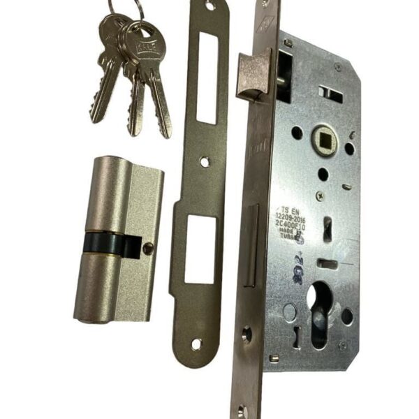 Kale Oval 15 R 40 mm Nikel Silindirli Kapı Kilidi