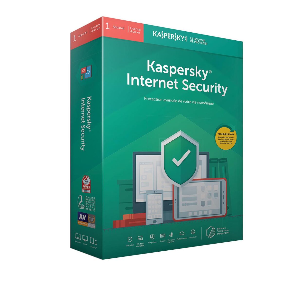KASPERSKY INTERNET SECURITY MD 2 KULL 1 YIL - Görsel 1