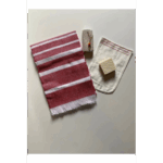 Gelin Hamamı Seti, Premium Peştemal , Ponza Topuk Taşı, Doğal Zeytinyağı Sabun, Kese 4lü Set - Görsel 2