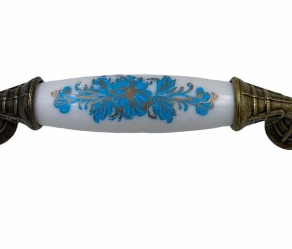 Klasik Silindir Kulp Antik Sarı 96 mm Kod 147