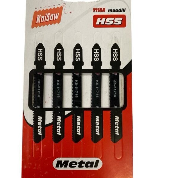 Knisaw 51718 Metal Dekupaj Testeresi 5 Parça