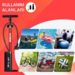 KOBB KB3256D 87 PSI Dijital Basınç Göstergeli Taşınabilir El Pompası - Görsel 2