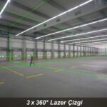 KOBB KBL34G 40 Metre Profesyonel Li-ion Şarjlı 3X360⁰ Otomatik Hizalamalı Yeşil Çapraz Çizgi Lazer Distomat - Görsel 3