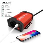 KOBB KBN300 12V/220V 300Watt Modifiye Sinüs Dönüştürücü İnvertör - Görsel 2