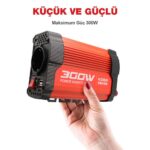 KOBB KBN300 12V/220V 300Watt Modifiye Sinüs Dönüştürücü İnvertör - Görsel 4
