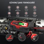 KOBB KBS10A 6/12V 200A Dijital Akü Şarj / Akü Bakım / Desülfatör ve Power Supply - Görsel 5
