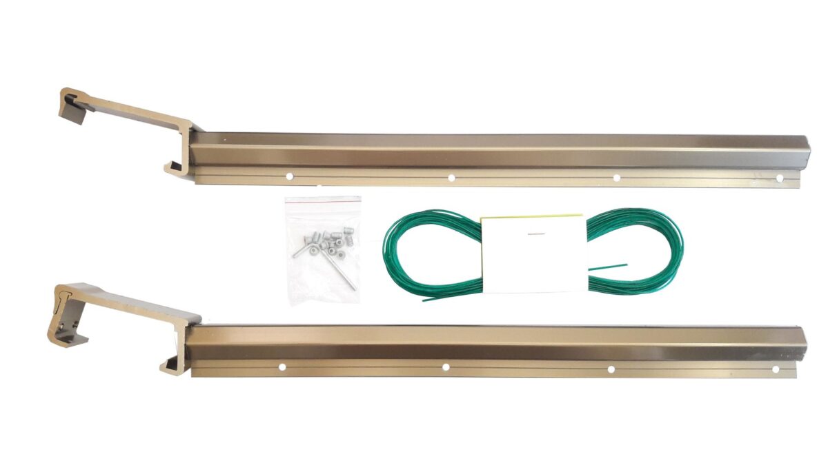 Koral Alüminyum Balkon Çamaşır Kurutma Askılığı 80x30 - Görsel 3