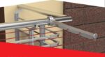 Koral Sabit Alüminyum Balkon Çamaşır Kurutmal Askılığı - Görsel 3