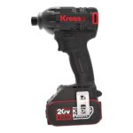 Kress KUB60.2 20Volt 4.0Ah Li-ion Çift Akülü 230Nm Kömürsüz Profesyonel Şarjlı Darbeli Tornavida - Görsel 2