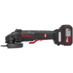 Kress KUH04.1 20Volt 5.0Ah. Li-ion Çift Akülü 125mm Kömürsüz Profesyonel Devir Ayarlı Alttan Tetikli Avuç Taşlama - Görsel 2