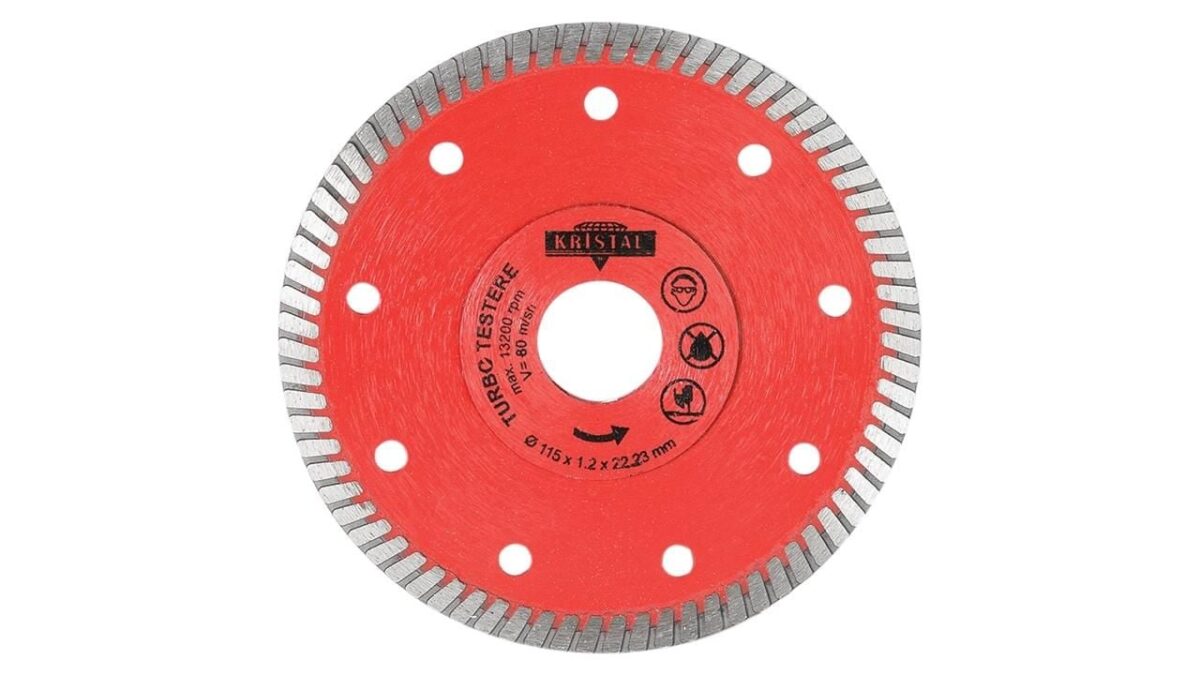 Kristal Turbo Elmas Testere 115 mm - Görsel 1