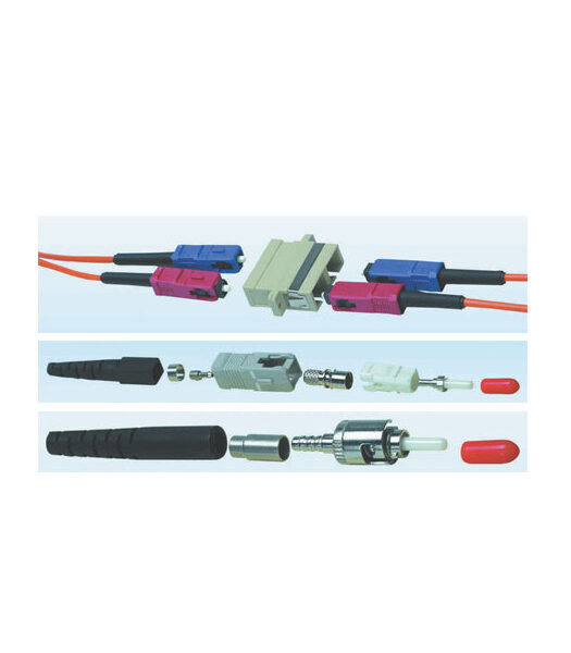 LC Duplex SM Plastik Adaptor Mavi