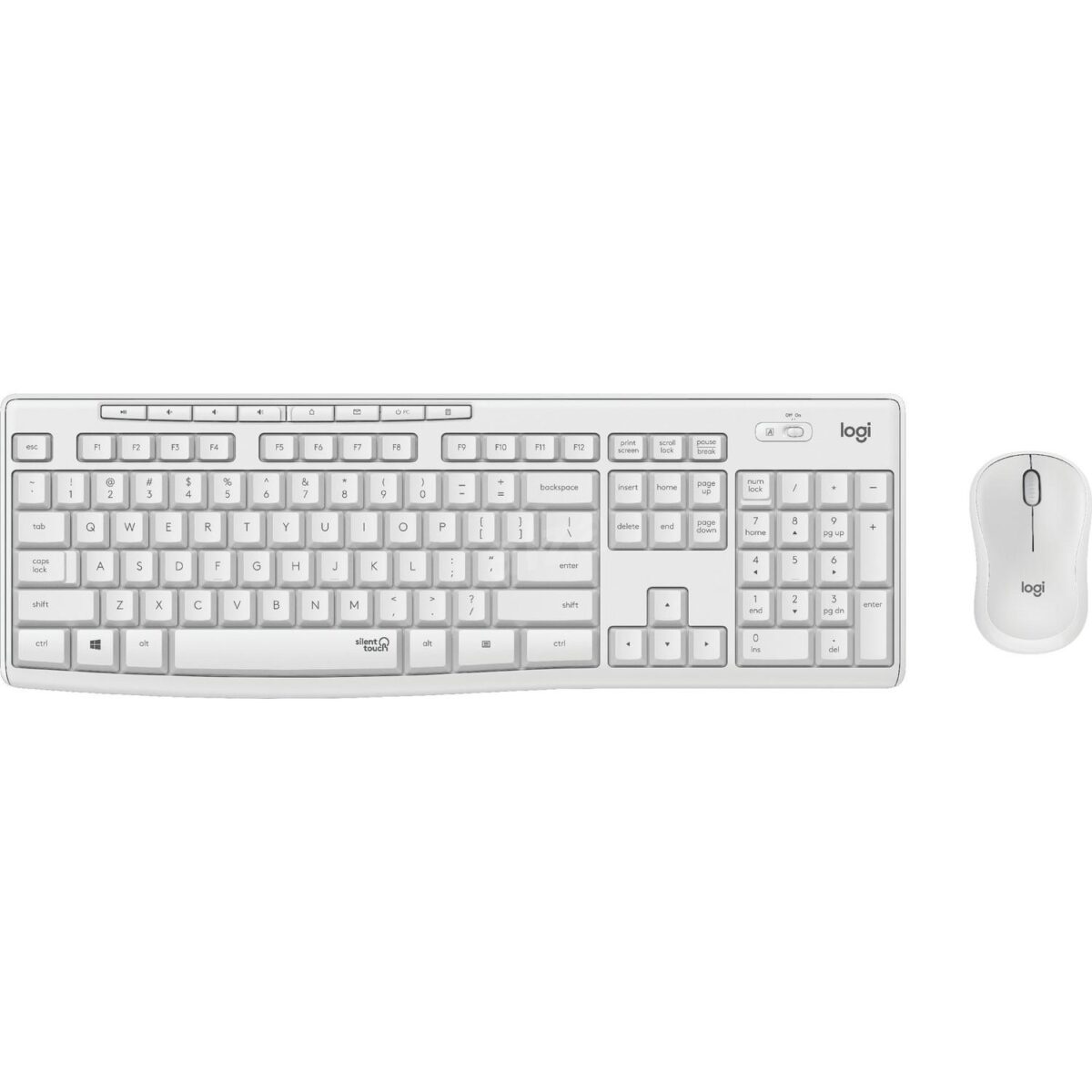 LOGITECH MK295 Q TR SESSİZ KABLOSUZ KLAVYE MOUSE SET BEYAZ 920-010089 - Görsel 2