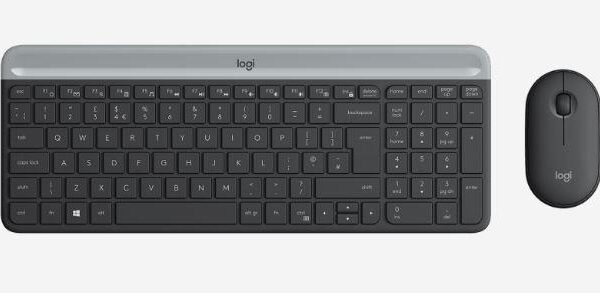 LOGITECH MK470 Q TR İNCE KABLOSUZ KLAVYE MOUSE SET SİYAH 920-009435