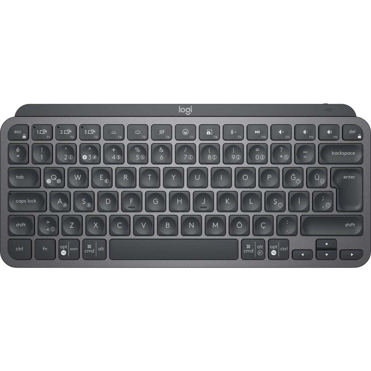 LOGITECH MX KEYS MINI Q TR KLAVYE SİYAH 920-010504 - Görsel 1