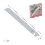 Maket Bıçağı Yedek Bıçağı 80X9 mm İnce Yedek 10 Adet - Görsel 2