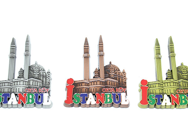 Metal İstanbul Temalı Yöresel Magnet Model 2