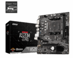 MSI A520M-A PRO DDR4 4600MHZ 1XHDMI 1XDVI 1XM.2 USB 3.2 MATX AM4 (AMD AM4 5000/4000 /3000 SERİSİ İLE UYUMLU)