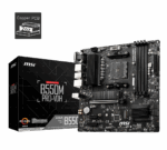 MSI B550M PRO-VDH DDR4 4400MHZ 1XVGA 1XHDMI 1XDP 2XM.2 USB 3.2 MATX AM4 (AMD 5000 VE 3000 SERİSİ İŞLEMCİ UYUMLU)