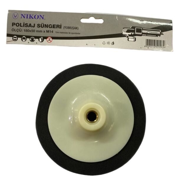 Nikon 18050SY Polisaj Süngeri 180 mm Siyah Yumuşak