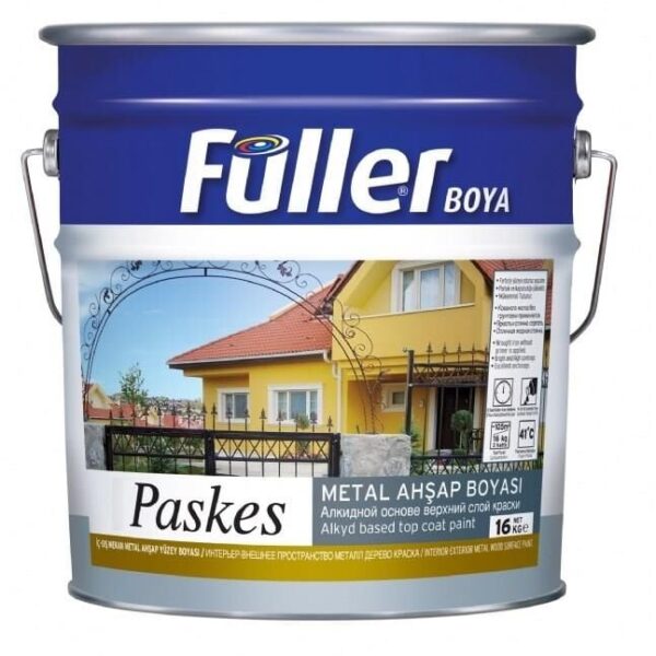 Paskes Sentetik Metal Boya 2,5 Kg Beyaz