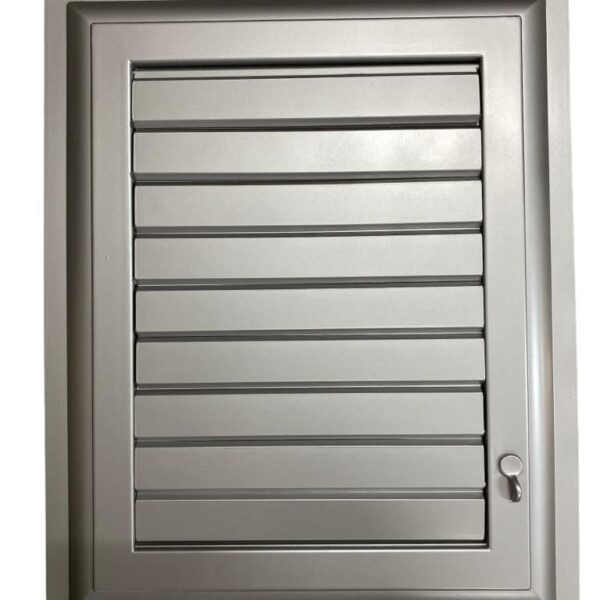Plastik Menfez 65X65 Gümüş Banyo WC Havalandırma