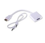QPORT Q-HD-VGJ  HDMI TO VGA CEVIRICI+ SES JACK - Görsel 2