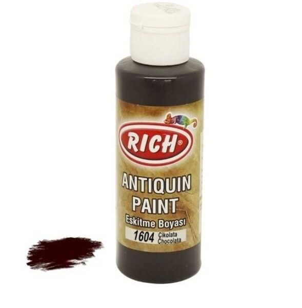 Rich 1604 Çikolata 120 ml Eskitme Ahşap Boyası