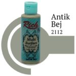 Rich Multi Surface 2112 Antik Bej Akrilik Boya 120 cc - Görsel 2