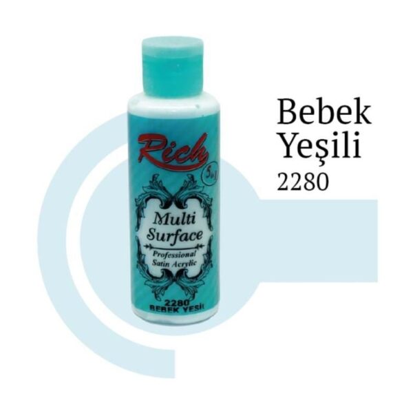 Rich Multi Surface 2280 Bebek Yeşili Akrilik Boya 130 cc