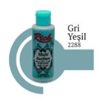 Rich Multi Surface 2288 Gri Yeşil Akrilik Boya 120 cc - Görsel 2