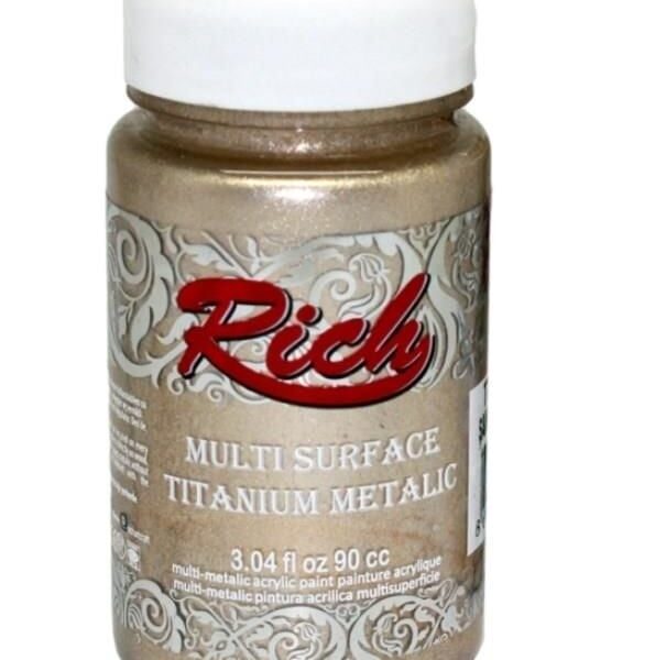 Rich Multi Surface Titanium 2526 Şampanya Metalik 90 cc