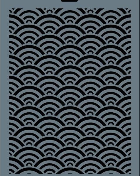 Rich New Seri N-113 Stencil 35x25 cm