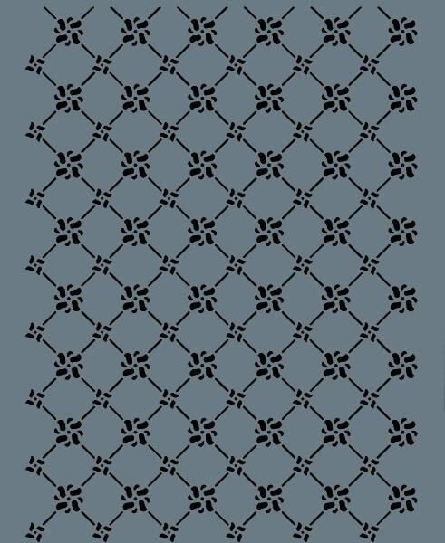 Rich New Seri N-115 Stencil 35x25 cm