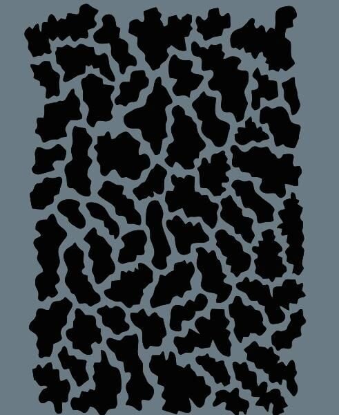 Rich New Seri N-116 Stencil 35x25 cm