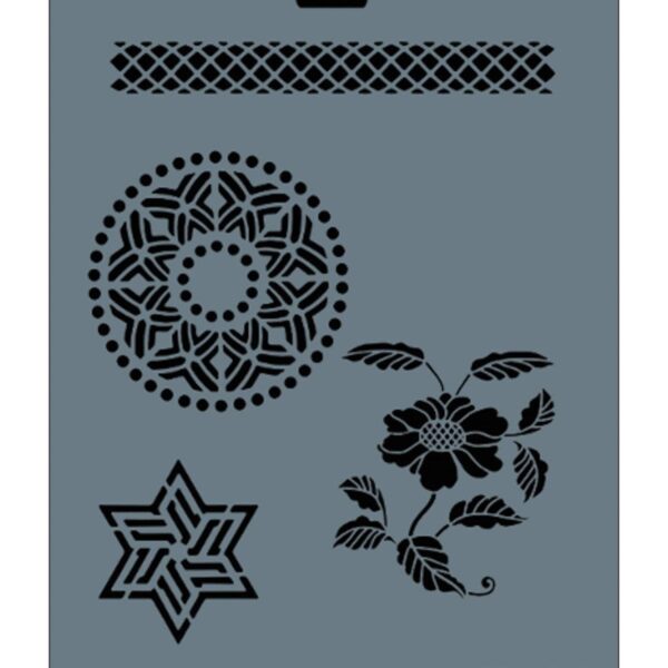Rich New Seri N-135 Stencil 35x25 cm