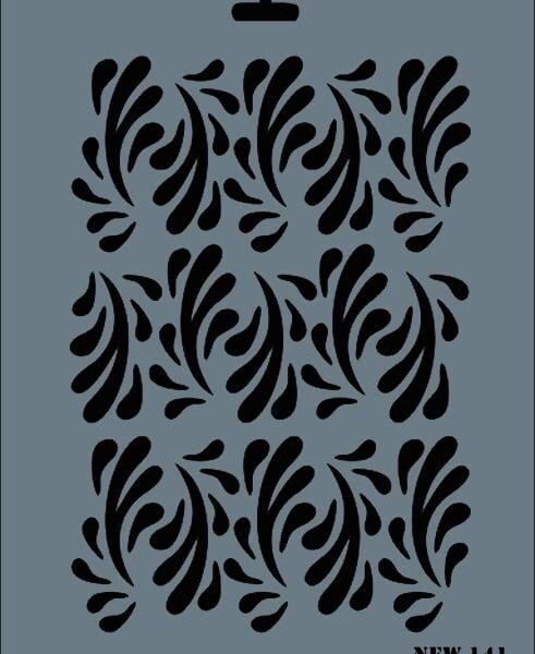Rich New Seri N-141 Stencil 35x25 cm