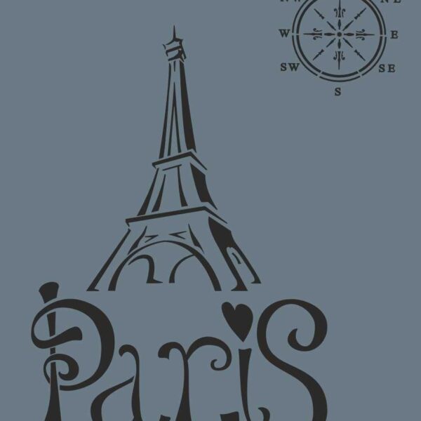 Rich New Seri N-209 Stencil 35x25 cm