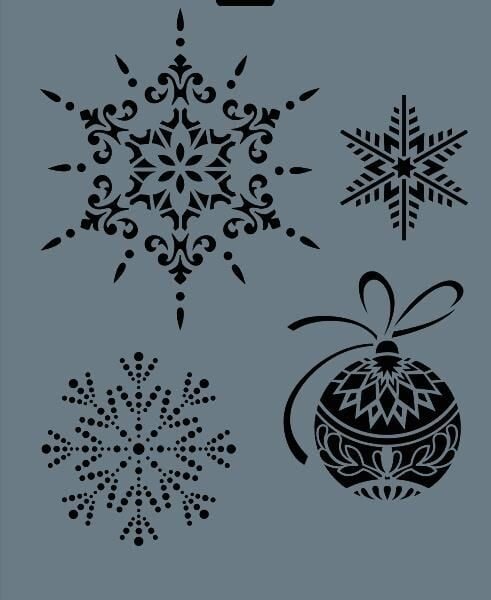 Rich New Seri N-212 Stencil 35x25 cm