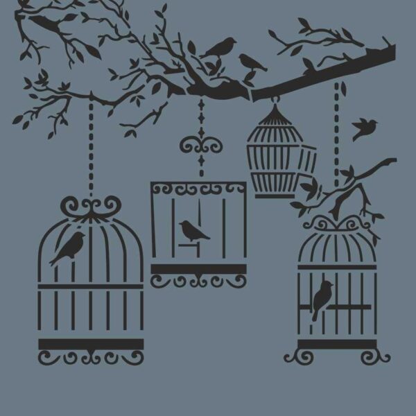 Rich New Seri N-240 Stencil 35x25 cm