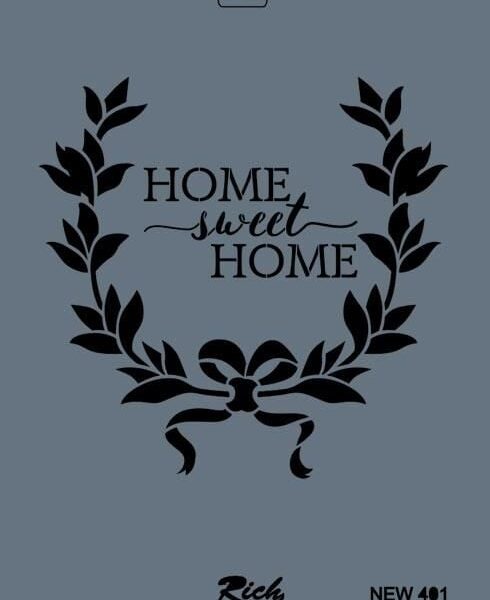 Rich New Seri N-401 Stencil 35x25 cm