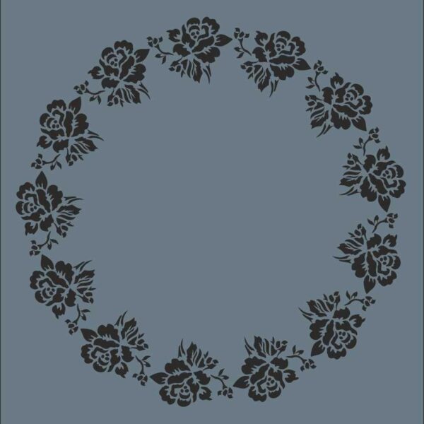 Rich New Seri N-574 Stencil 35x25 cm