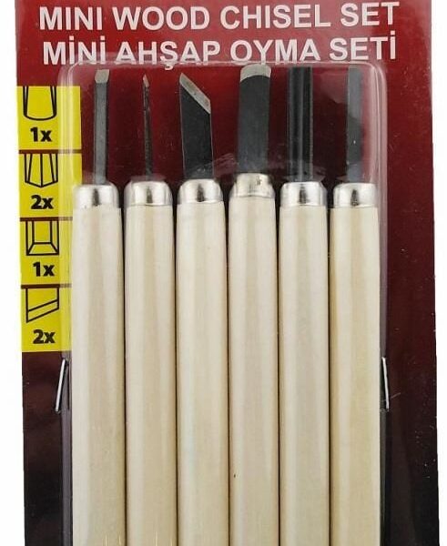 Sakata WD 1007 Ahşap Oyma Seti 6 Parça