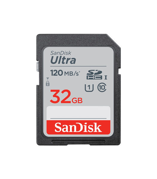 SanDisk Ultra 32GB SDHC Memory Card 120MB/s