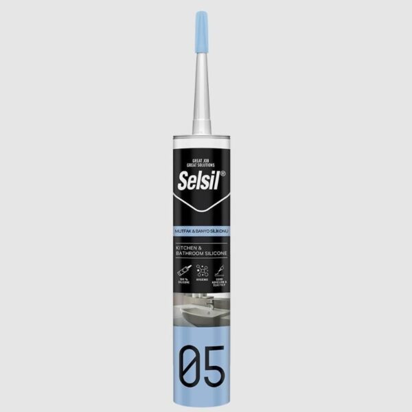 Selsil 05 Mutfak Duşakabin Silikonu Beyaz 280 ml