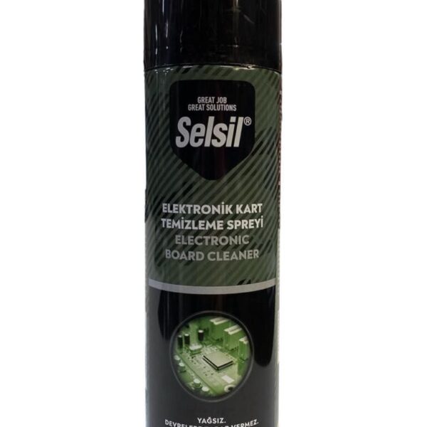 Selsil Elektronik Kart Temizleyici Sprey 500 ml Yağsız