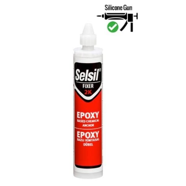 Selsil Epoksi Bazlı Kimyasal Dübel 300 ml