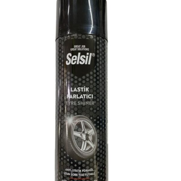 Selsil Lastik Parlatıcı Sprey 500 ml