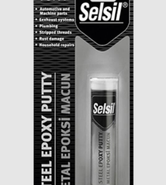 Selsil Metal Putty Epoksi Macun Yapıştırıcı 57 gr